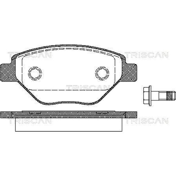Triscan BremsbeläGe Vorne Renault Megane 2 1,4-image