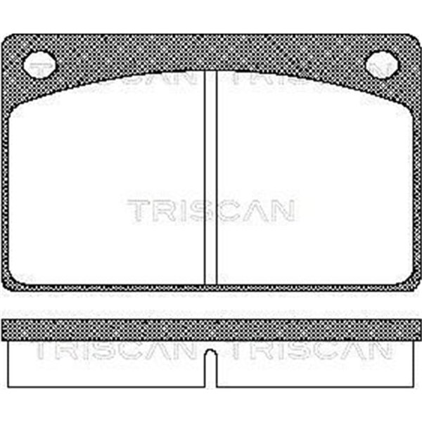 Triscan BremsbeläGe Vorne Volvo 140 164 240 260 P-image