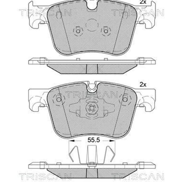 Triscan BremsbeläGe Vorne Citroen DS Opel Peugeot Toyota-image