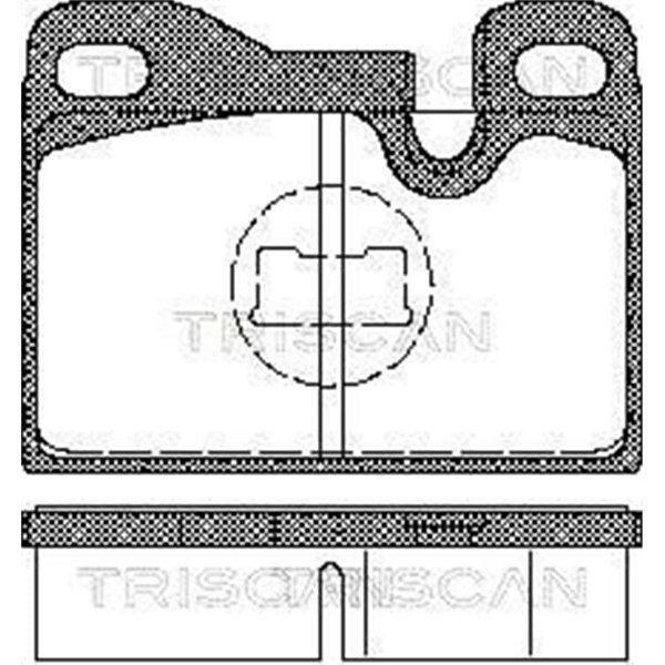 Triscan BremsbeläGe Porsche 924 928 944-image