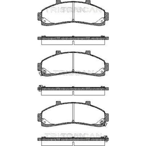 Triscan BremsbeläGe Vorne Ford Explorer Mazda B-Serie-image