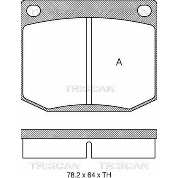 Triscan BremsbeläGe Vorne Saab 90 900 99 2,0-image