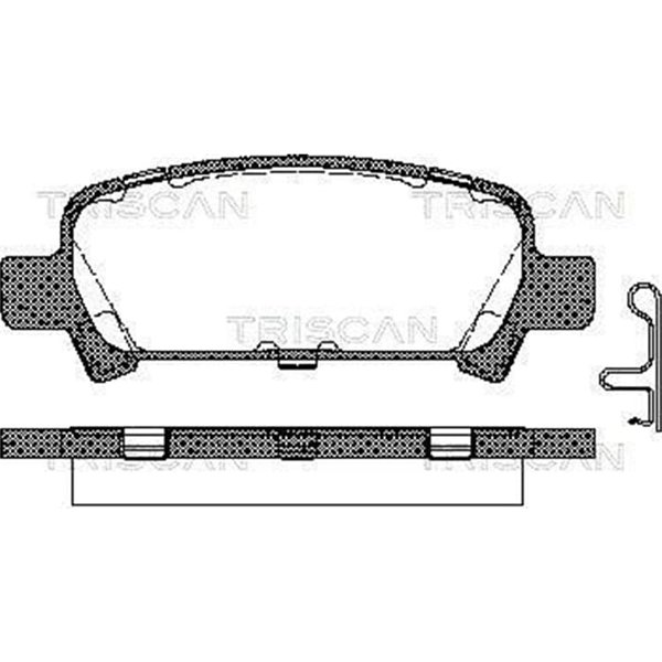 Triscan BremsbeläGe Hinten Subaru Brz Forester Impreza Legacy Outback Wrx-image