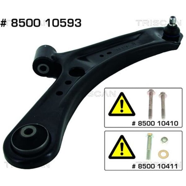 Triscan Querlenker Vorne Rechts Fiat Sedici Suzuki Sx4-image
