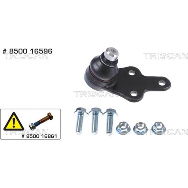 Triscan Traggelenk Vorne Ford C-Max Focus Grand-image