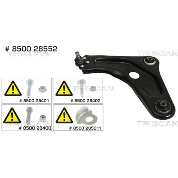 Triscan Querlenker Vorne Links Citroen C3 C4 Ds Ds Peugeot 207 207/207+ 208-image