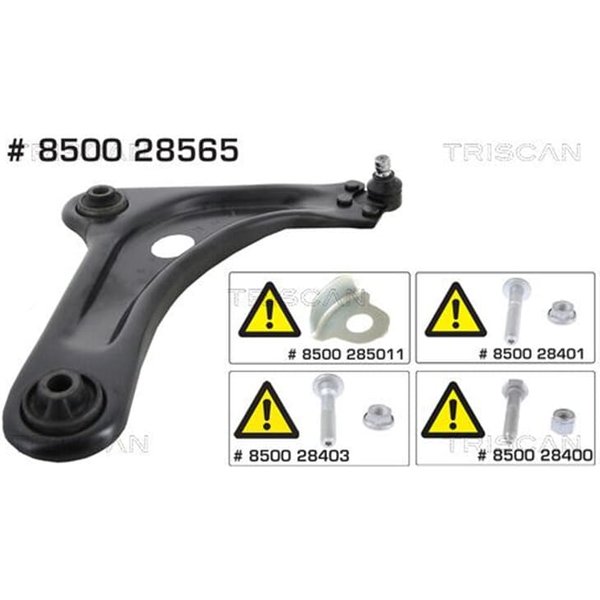 Triscan Querlenker Vorne Rechts Citroen C3 Peugeot 208-image