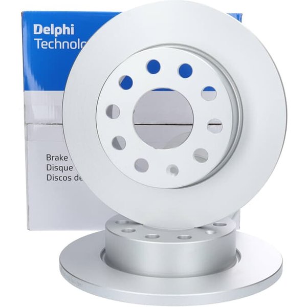 2 Delphi Bremsscheiben Beschichtet Hinten 274Mm Renault Kangoo-image
