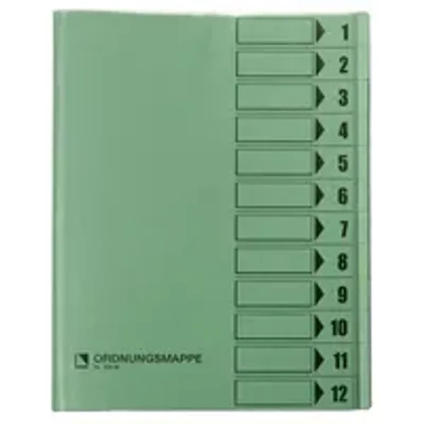 Bene Ordnungsmappe 250 g/m² 12 Fächer
