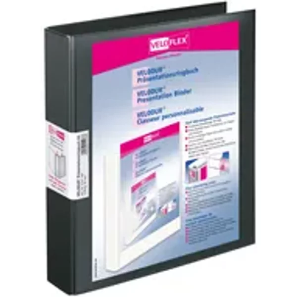 Veloflex Präsentationsringbuch VELODUR® 46 mm DIN A4 2 Ringe, D-Mechanik