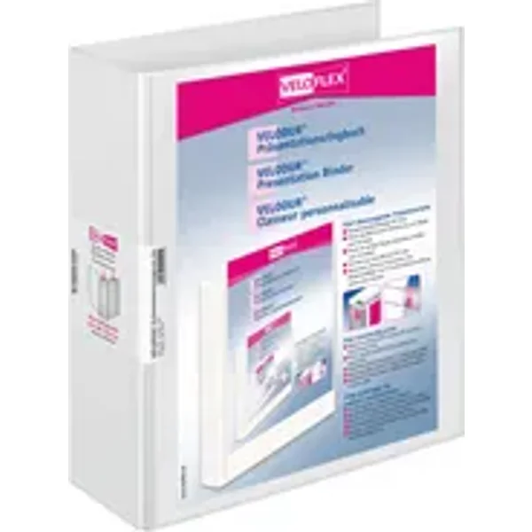 Veloflex Präsentationsringbuch VELODUR® 70 mm DIN A4 4 Ringe, D-Mechanik