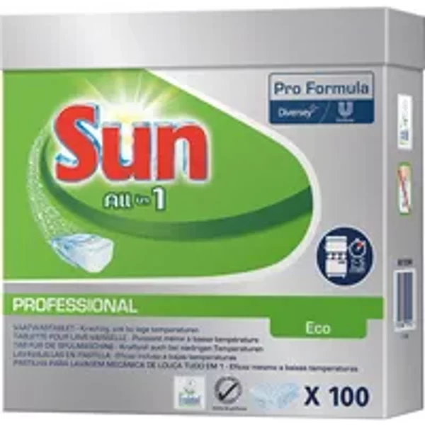 SUN Spülmaschinentabs Professional All in 1 ECO