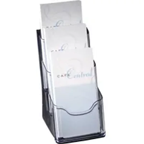 SIGEL Prospekthalter acrylic 3 x DIN lang, DIN A6