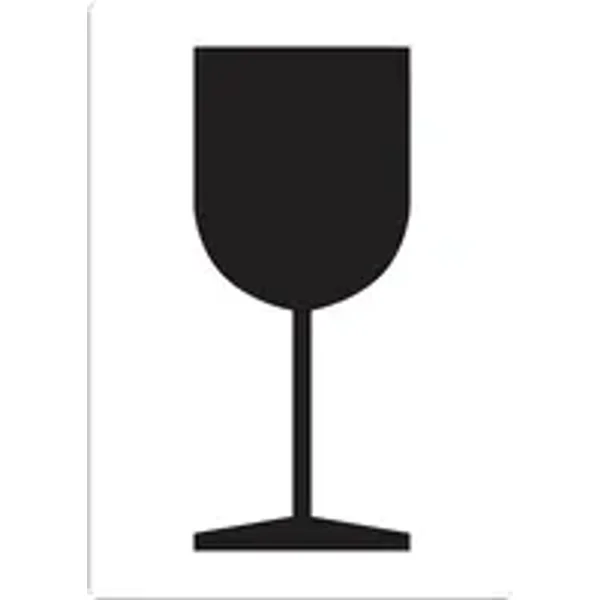 DR-Label Hinweisetikett Zerbrechliche Güter/Glas/Bruchgefahr