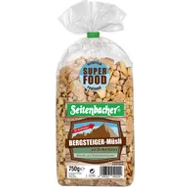 Seitenbacher Müsli Bergsteiger 750 g/Pack.