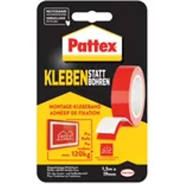 Pattex Montageklebeband Kleben statt Bohren