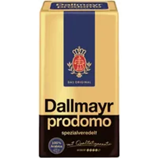 Dallmayr Kaffee prodomo spezialveredelt 100 % Arabica