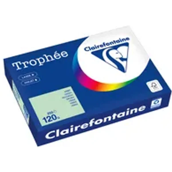 Clairefontaine Kopierpapier Trophée Color DIN A4 120 g/m² 250 Bl./Pack.