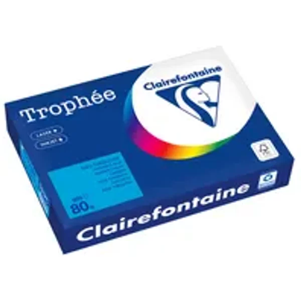 Clairefontaine Kopierpapier Trophée Color DIN A4 80 g/m² 500 Bl./Pack.