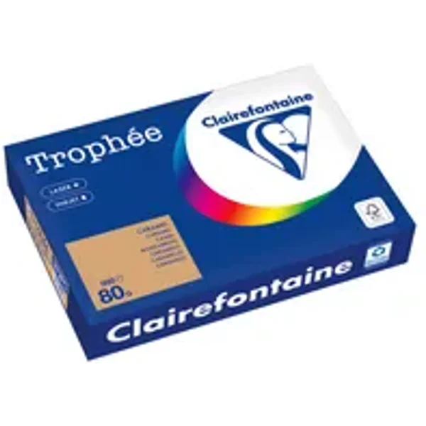 Clairefontaine Kopierpapier Trophée Color DIN A4 80 g/m² 500 Bl./Pack.