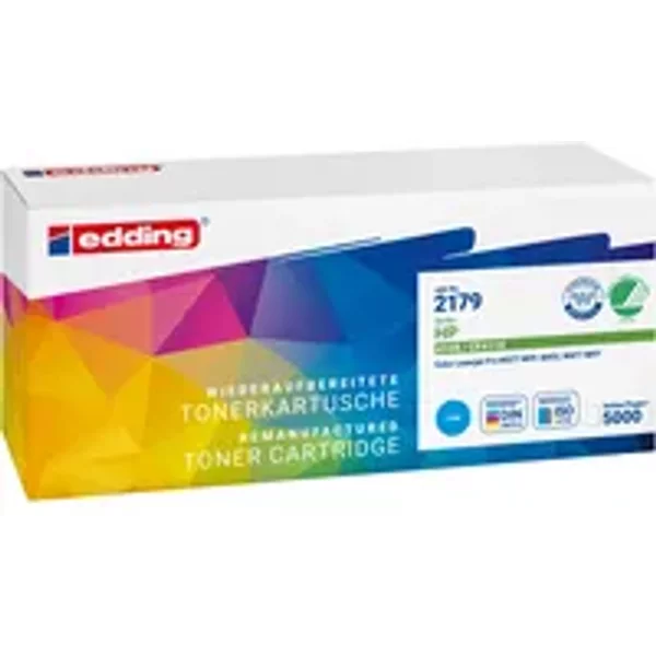 edding Toner Kompatibel mit HP 410X cyan