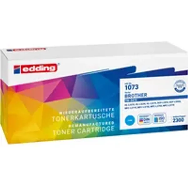 edding Toner Kompatibel mit Brother TN-247C cyan
