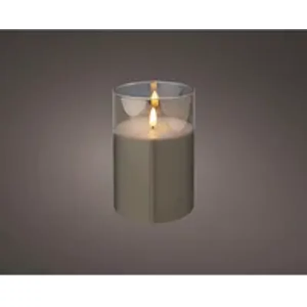 LUMINEO LED Kerze 10 x 15 cm (Ø x H)