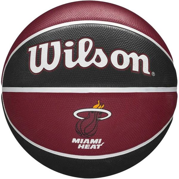 Balle De Basket-Ball Wilson Nba Tribute Miami Heat Rouge-image