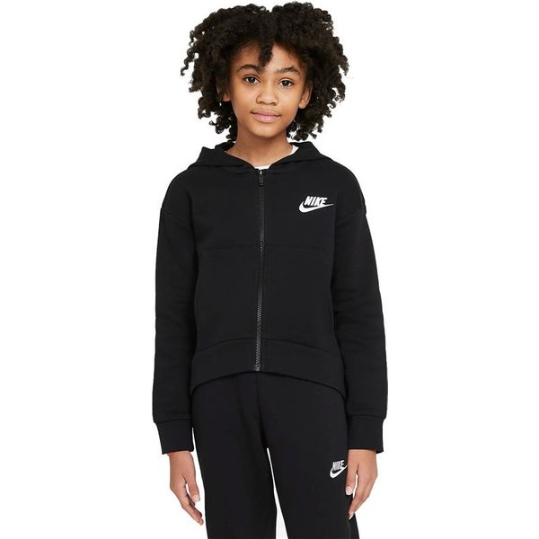 Veste Nike Fille Polaire Sportswear Club Noir