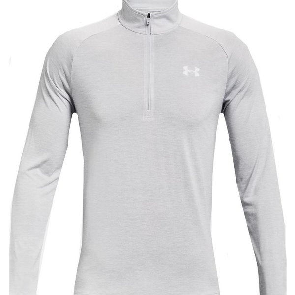 T-shirt Under Armour Homme Tech 2.0 1/2 Zip Blanc