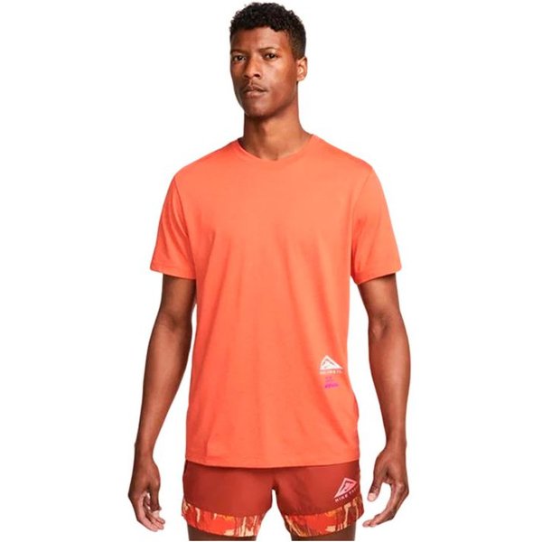 T-shirt trail Nike Homme de Dri-FIT Orange