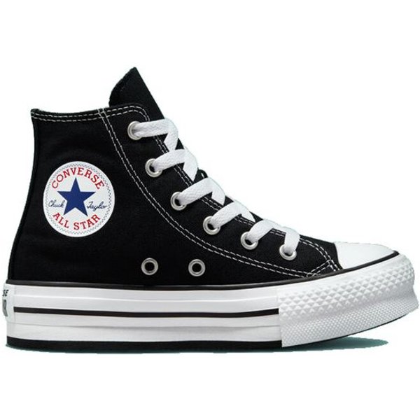 Bottes Hautes Converse Chuck Taylor All Star Lift Platform Enfant Noir-image