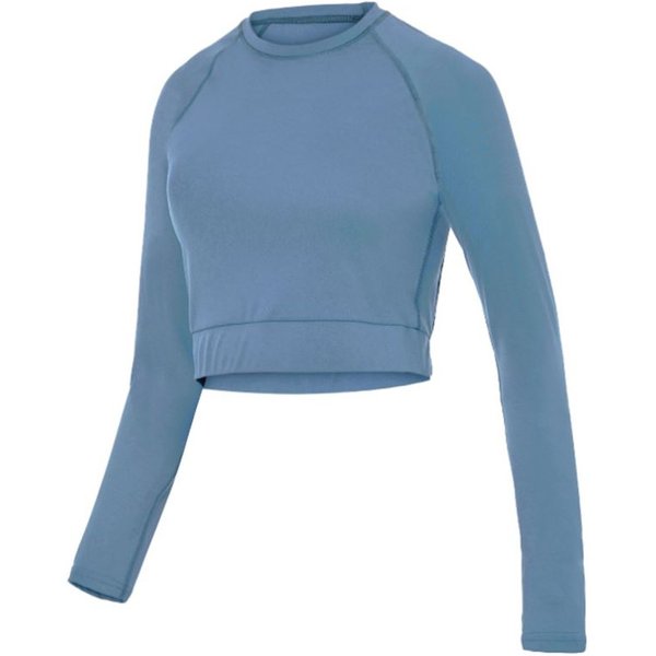 T-Shirt De Fitness Joluvi Mavi Long Bleu Femme-image