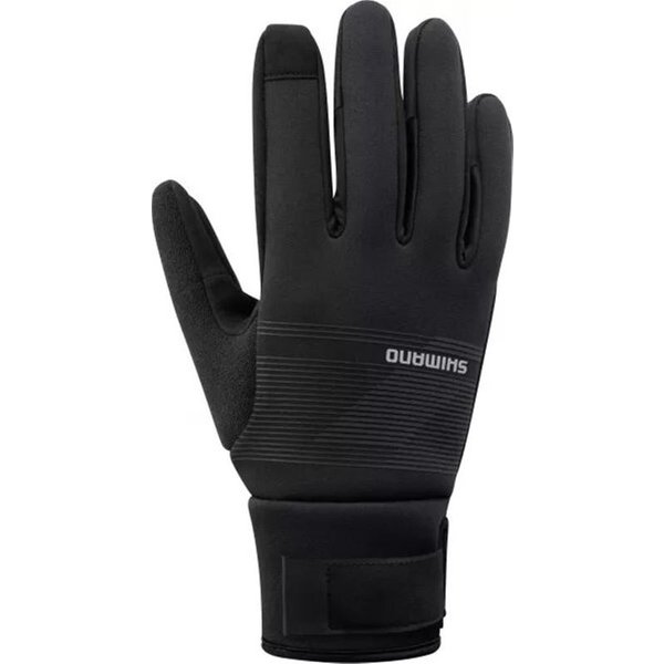 Gants de cyclisme Shimano Windbreak Thermal noir