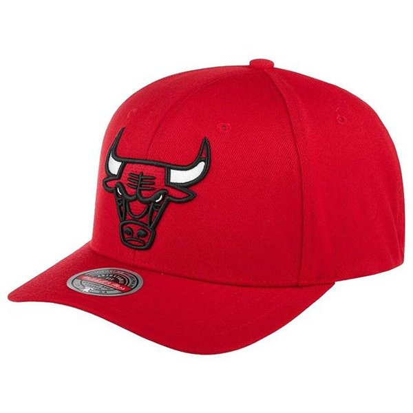 Casquette basket-ball de Mitchell & Ness Chicago Bulls rouge