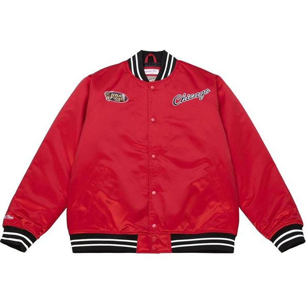 Veste Mitchell & Ness Chicago Bulls Rouge Homme