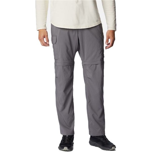 Pantalons Montagne convertible Columbia Silver Ridge™ Utility Homme gris