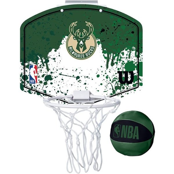 Panier de Basket-ball Wilson Équipe Nba Mini Panier Mil Bucks