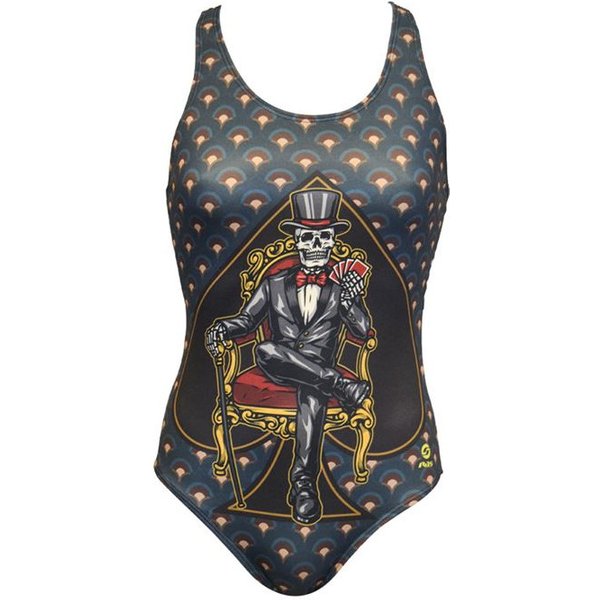 Maillot de bain Natation by RAS Skellington Race Back Multicolore Femme