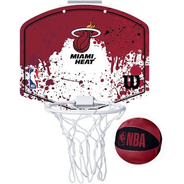 Panier de Basket-ball Wilson Équipe Nba Mini Panier Mia Heat