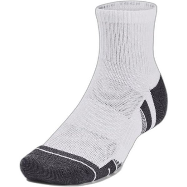 Chaussettes Fitness Under Armour Par Performance Tech 3Pk Qtr Whi-image