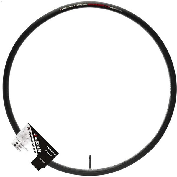 Couverture Vittoria Corsa Black 25-622 / 700x25c Pleg G2