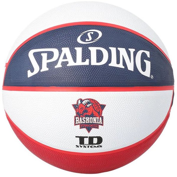 Ballon De Basket Spalding Baskonia Vitoria Gasteiz Sz7 Rubber El Team 2018-image