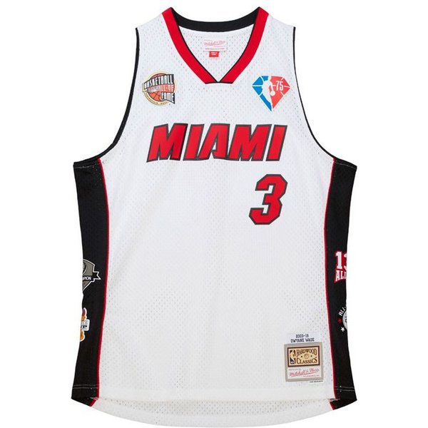 T-shirt basket-ball de Mitchell and Ness Miami Heat Dwyane