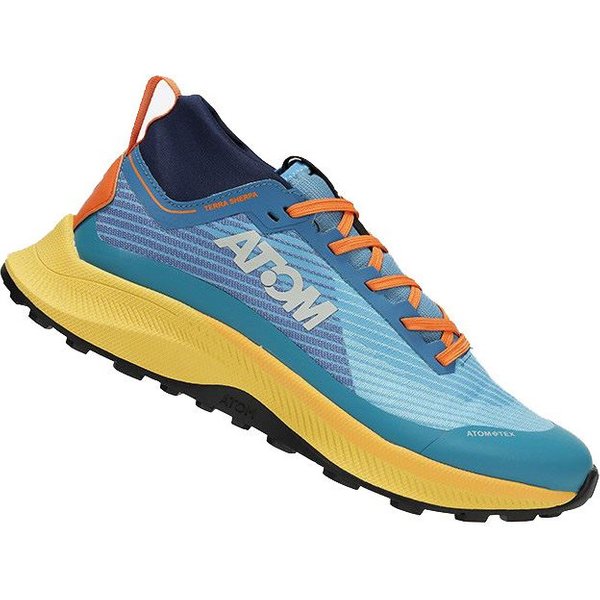 Chaussures De Trail Atom AT137 Terra Track-Tex Jaune Aqua Bleu Clair-image
