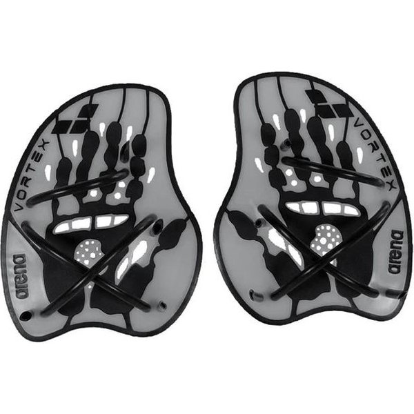 Pagaies de natation Arena Vortex Hand Paddle Silver/Black
