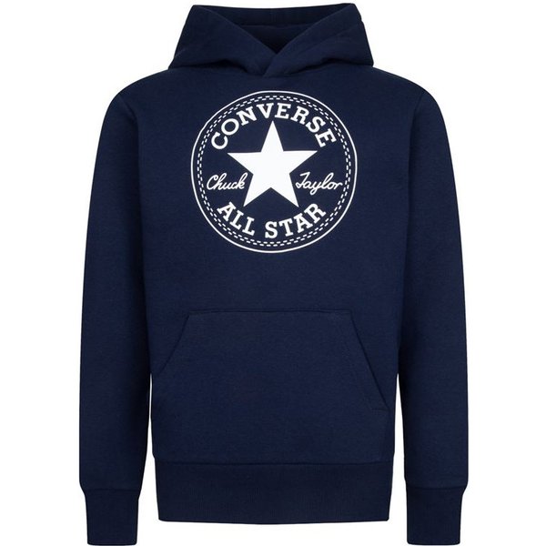 Sweatshirt Converse Fleece Chuck Taylor Patch Core Pullover Navy-image