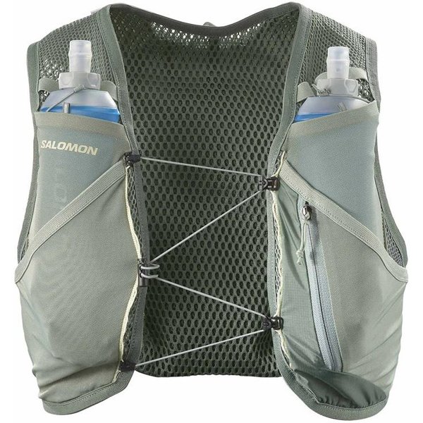 Gilet De Running Salomon Active Skin 4 Set Homme Vert Olive-image