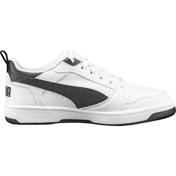 Chaussures Puma Rebound V6 Low Enfant blanc-Noir
