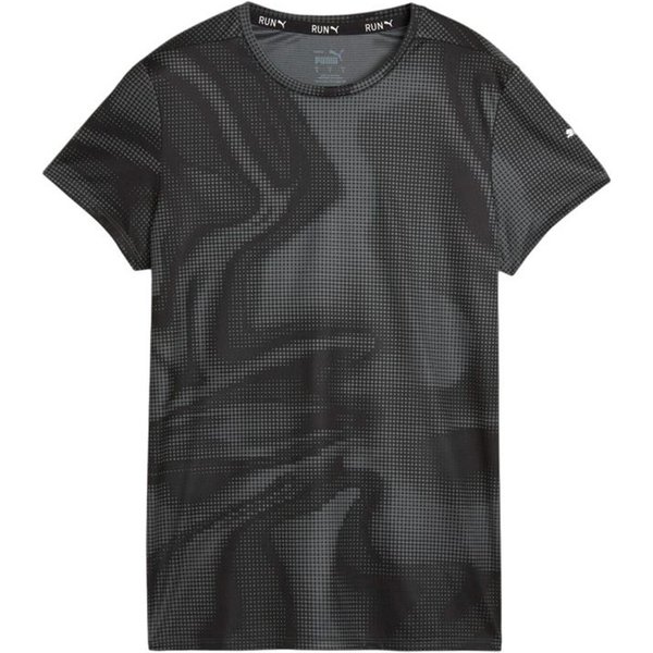 T-Shirt Running By Puma Run Favorite Aop Noir Femme-image